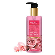 Vaadi Herbals InstaGlow Pink Rose Face Wash 250ml with Aloe Vera