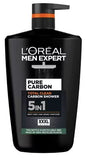 L'Oréal Men Expert Pure Carbon Shower Gel 1L Hair & Body Wash