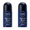 NIVEA MEN Deep 72H Anti-Perspirant Roll-On Deodorant 50ml (2 PACK)