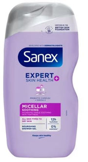 Sanex Expert Skin Health+ Micellar Soothing Shower Gel 450ml