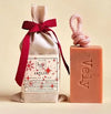 Amelie Soap On A Rope With French Pink Clay 100gm By The Vely Soapery