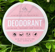 Natural Deodorant Geranium, Lavender & Tea Tree with Essential Oils 50ml By Cosy Cottage Soap