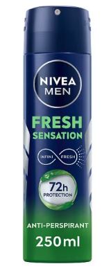 NIVEA MEN Fresh Sensation 72H Anti-Perspirant Spray 250ml