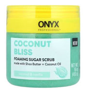 Onyx Professional Coconut Bliss Foaming Sugar Scrub With Coconut & Vanilla 453gm