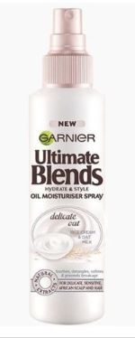 Garnier Ultimate Blends Delicate Oat Hydrate & Style Oil Moisturiser Spray 250ml Detangling Hair Spray