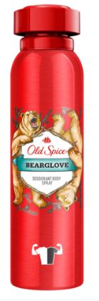 Old Spice Deodorant Spray Bearglove Twist Lid 150ml