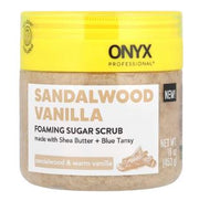 Onyx Professional Sandalwood Vanilla Foaming Sugar Scrub 453gm