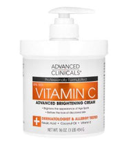 Advanced Clinicals Vitamin C Advanced Brightening Cream 454gm Body Lotion