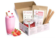 My Bubble Tea Kit Fruit Pearls - Milky Strawberry Bubble Tea Kit