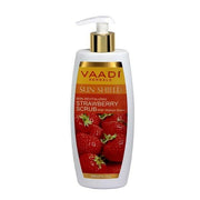 Vaadi Herbals Skin Revitalising Strawberry Scrub Lotion with Walnut Grains 350ml